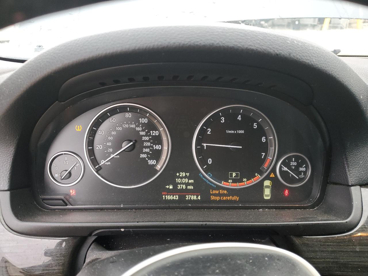2013 BMW 5er VIN WBAXG5C57DD233707 Copart auction photo, front end / rear end damage thumbnail 9