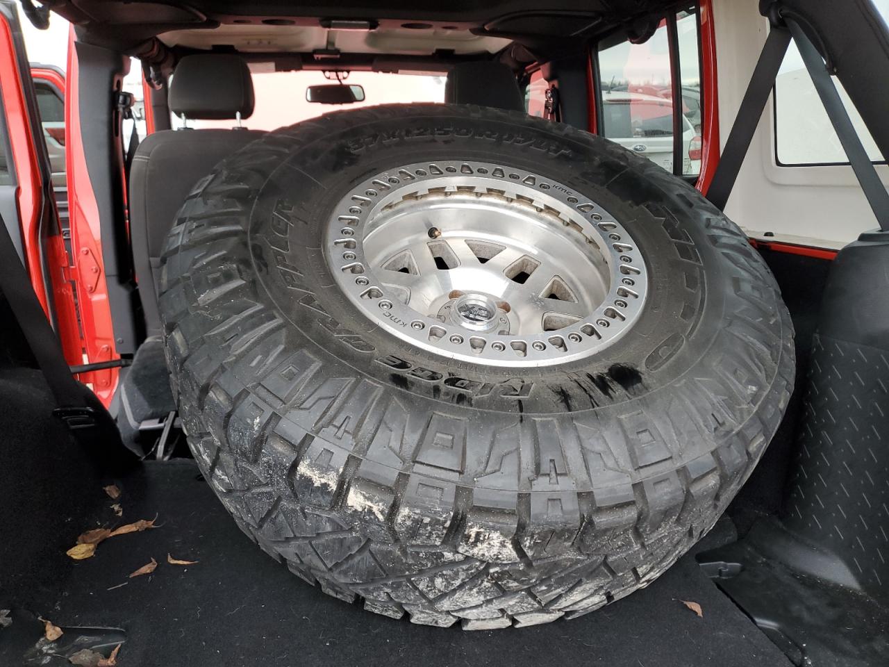 2017 Jeep Wrangler VIN 1C4BJWEG2HL667287 Copart auction photo, front end / rear end damage thumbnail 12