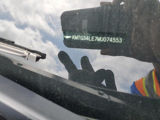 2021 Genesis G70 VIN KMTG34LE7MU074553 Copart auction photo, side damage thumbnail 12