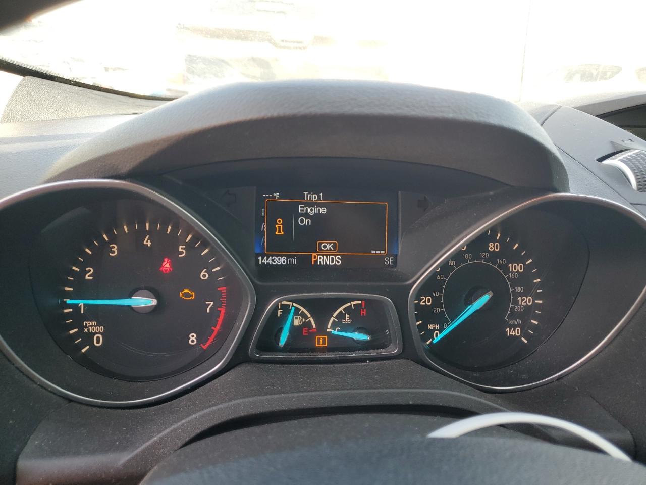 2017 Ford Escape VIN 1FMCU0GD1HUA31963 Copart auction photo, front end / hail damage thumbnail 9