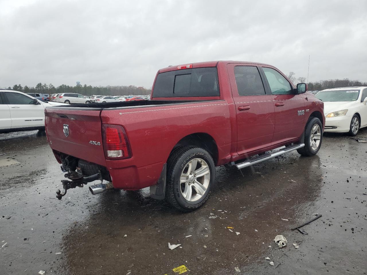 2015 RAM 1500 VIN 1C6RR7MTXFS528451 Copart auction photo, rear end / minor dent/scratches damage thumbnail 3