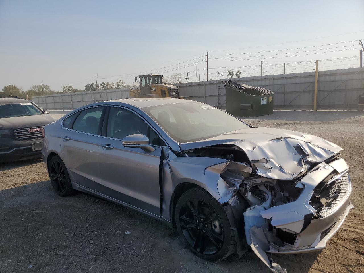 2020 Ford Fusion VIN 3FA6P0D95LR136603 Copart auction photo, front end damage thumbnail 4