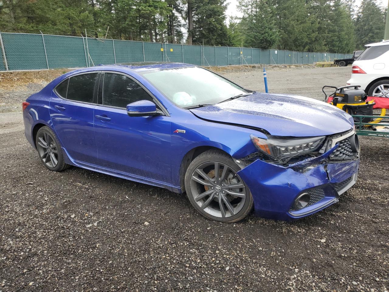 2018 Acura TLX VIN 19UUB2F62JA004020 Copart auction photo, front end damage thumbnail 4