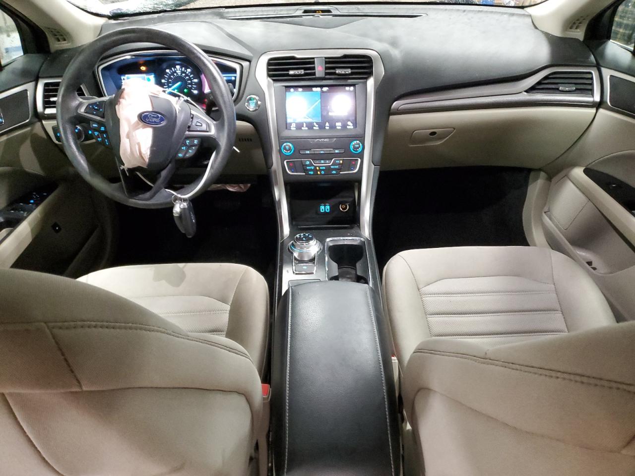2019 Ford Fusion VIN 3FA6P0LU5KR185157 Copart auction photo, front end / side damage thumbnail 8