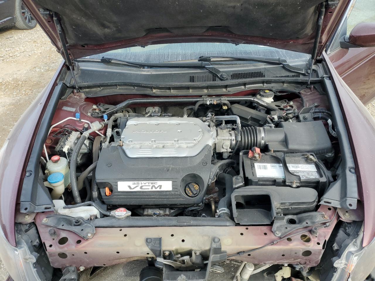 2012 Honda Accord VIN 1HGCP3F81CA034732 Copart auction photo, front end / side damage thumbnail 11