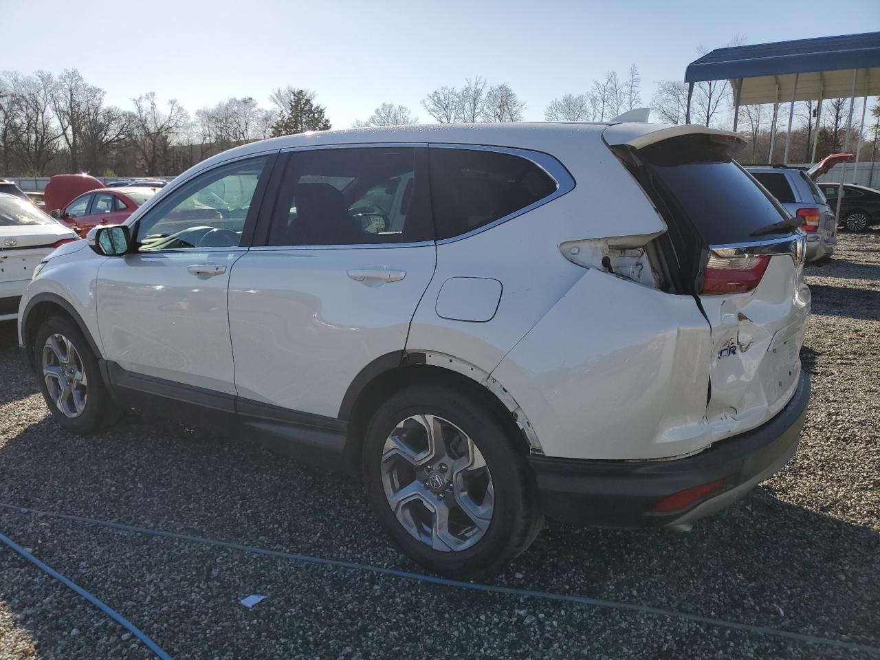 2017 Honda CR-V VIN 2HKRW1H86HH519624 Copart auction photo, rear end damage thumbnail 2