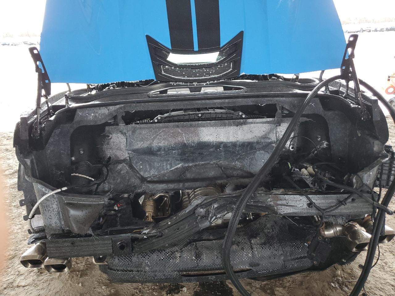 2022 Chevrolet Corvette VIN 1G1YC3D47N5115044 Copart auction photo, rear end / minor dent/scratches damage thumbnail 6