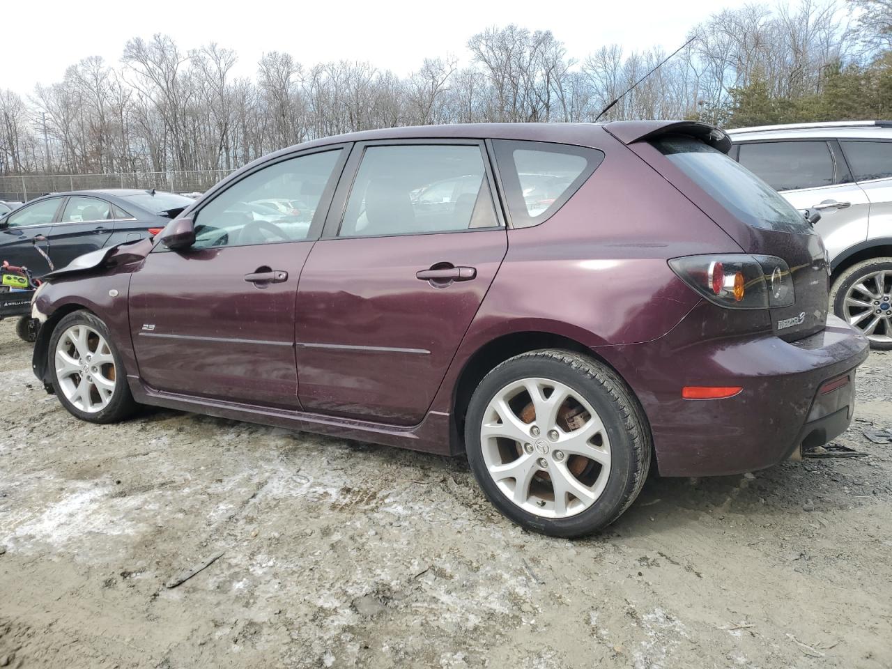 2008 Mazda 3 VIN JM1BK343881838095 Copart auction photo, front end damage thumbnail 2