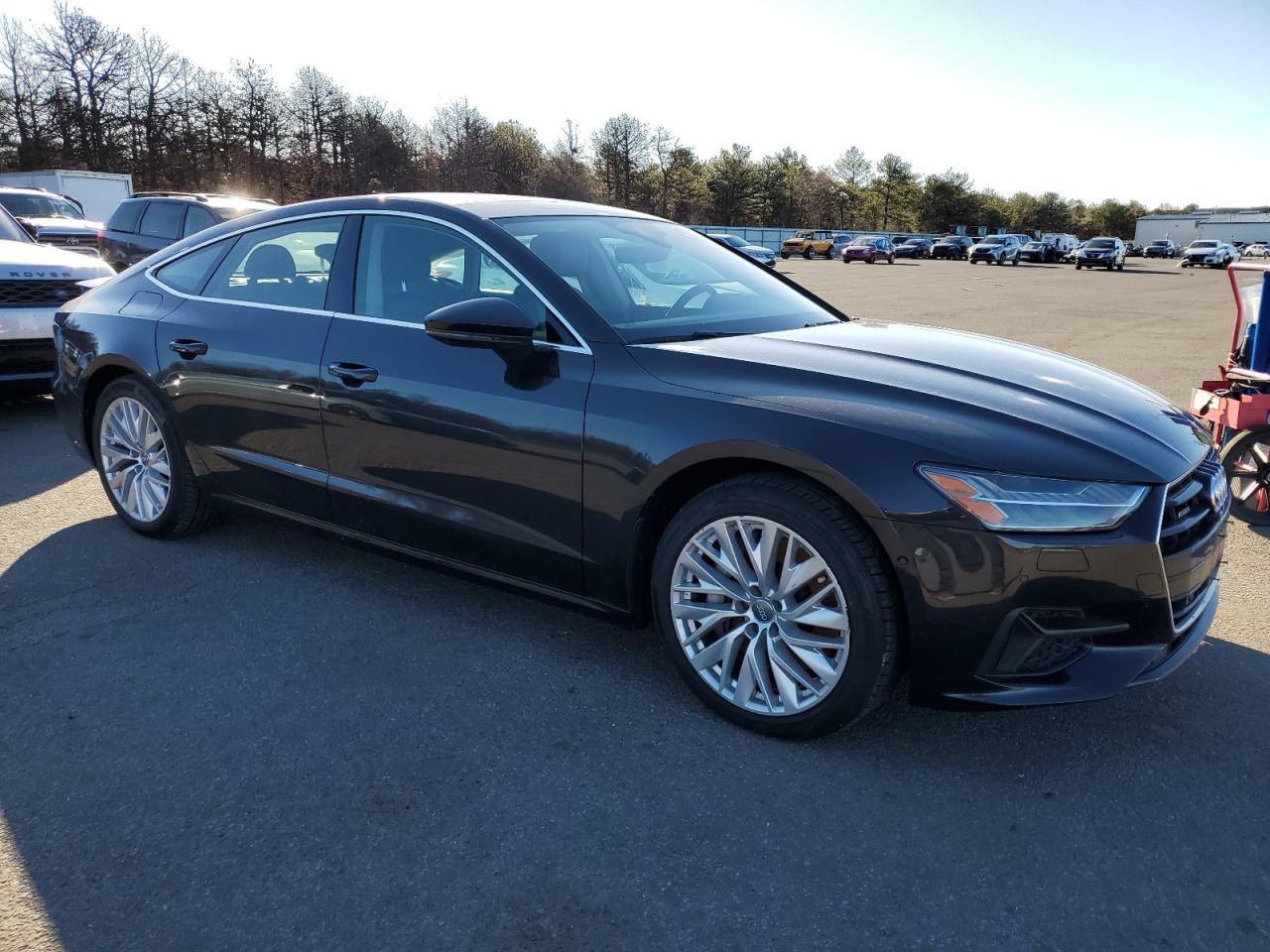 2020 Audi A7 VIN WAUR2AF28LN007153 Copart auction photo, front end / side damage thumbnail 4