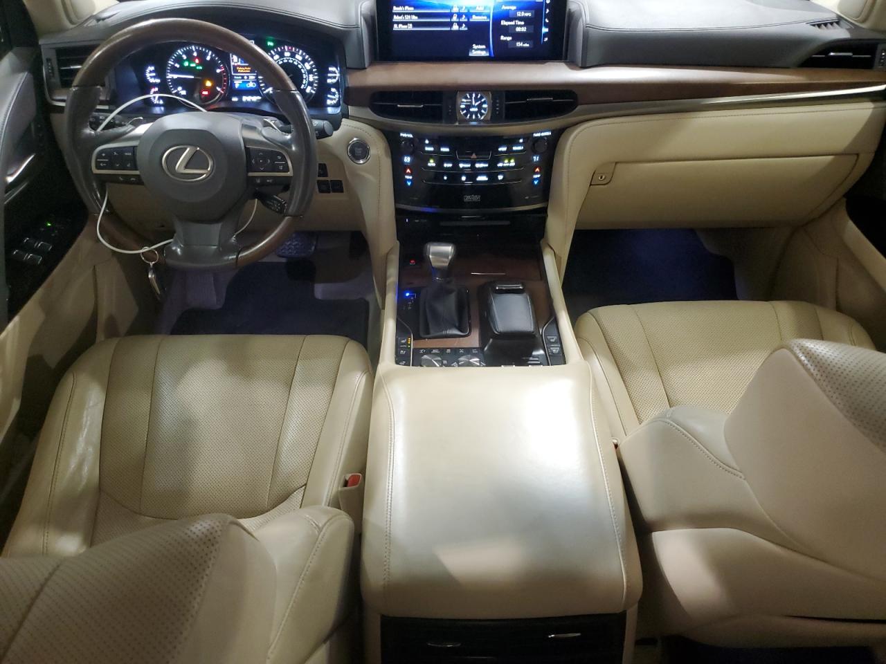 2016 Lexus LX VIN JTJHY7AX5G4192516 Copart auction photo, rear end damage thumbnail 8