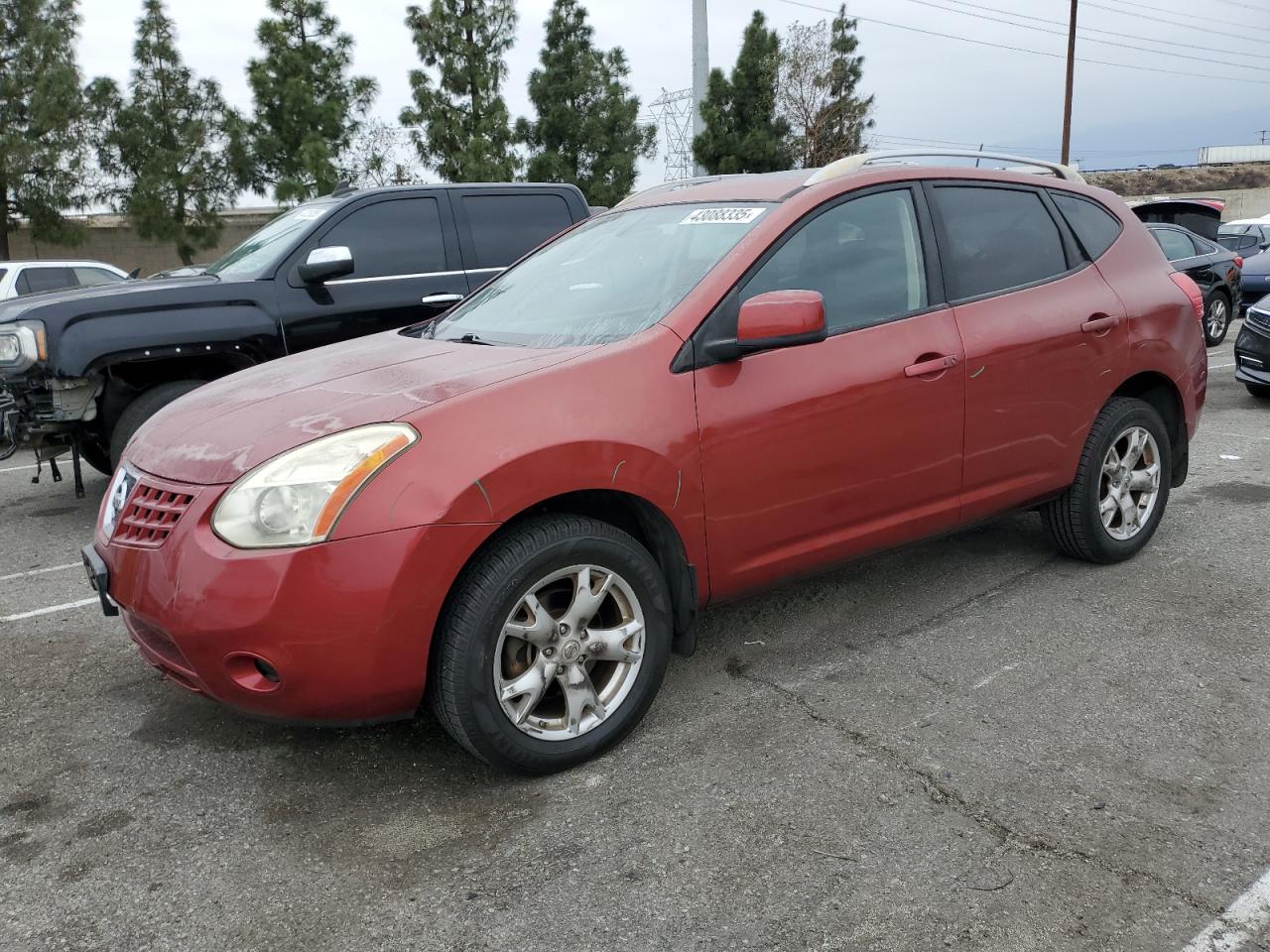 2008 Nissan Rogue VIN JN8AS58V68W101245