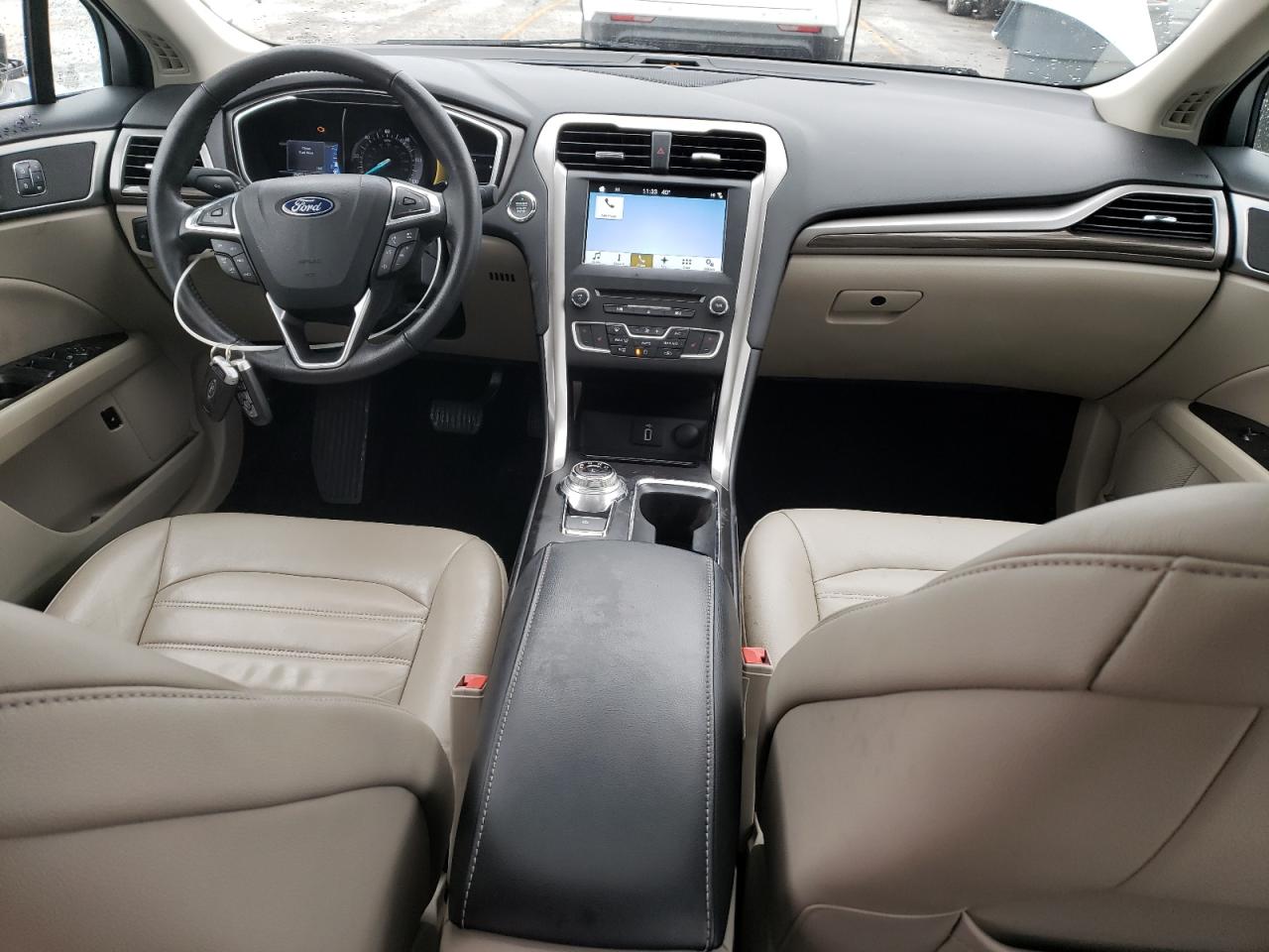 2018 Ford Fusion VIN 3FA6P0LU7JR200708 Copart auction photo, side / hail damage thumbnail 8