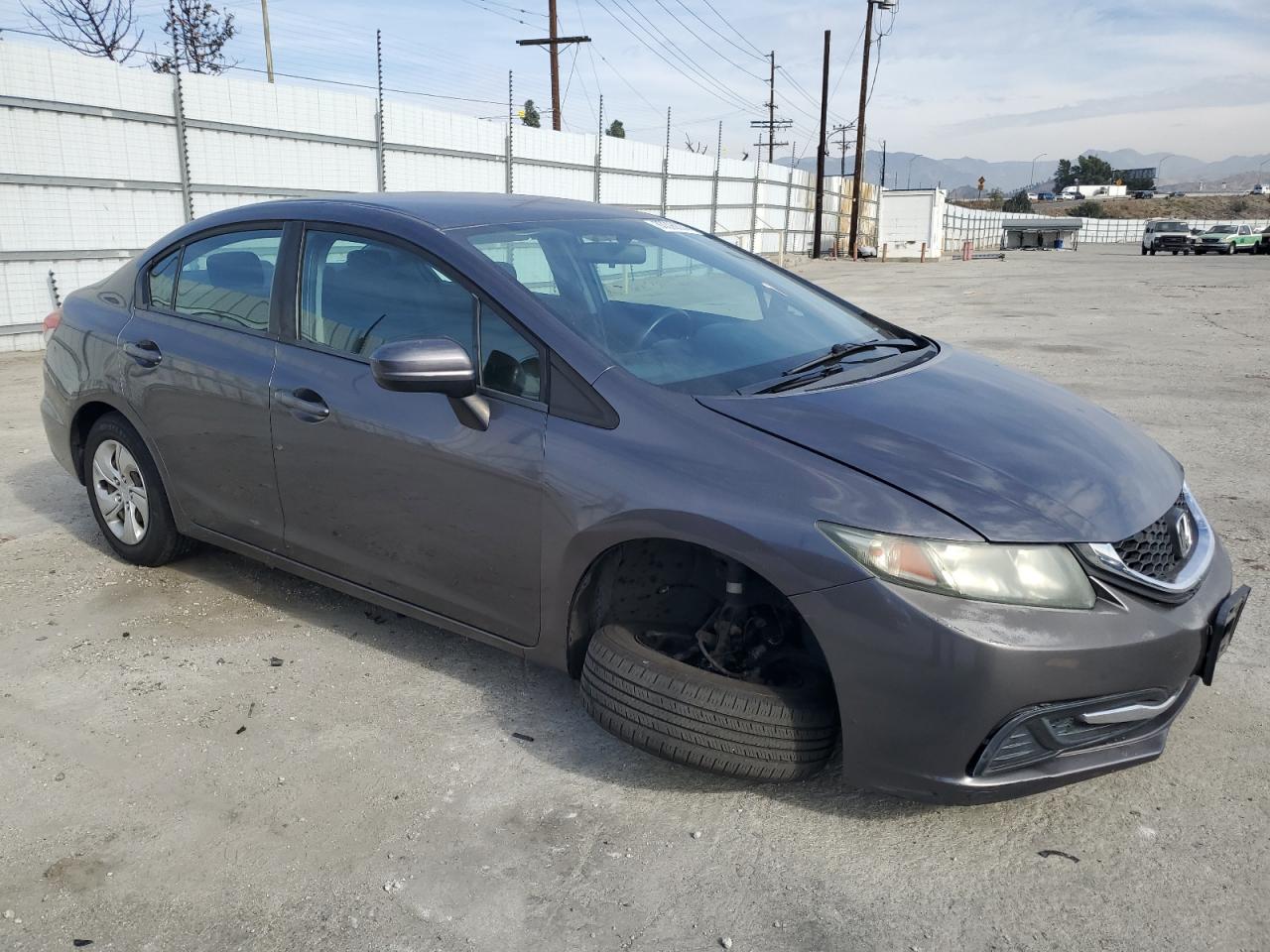 2015 Honda Civic VIN 19XFB2F55FE242947 Copart auction photo, all over / undercarriage damage thumbnail 4
