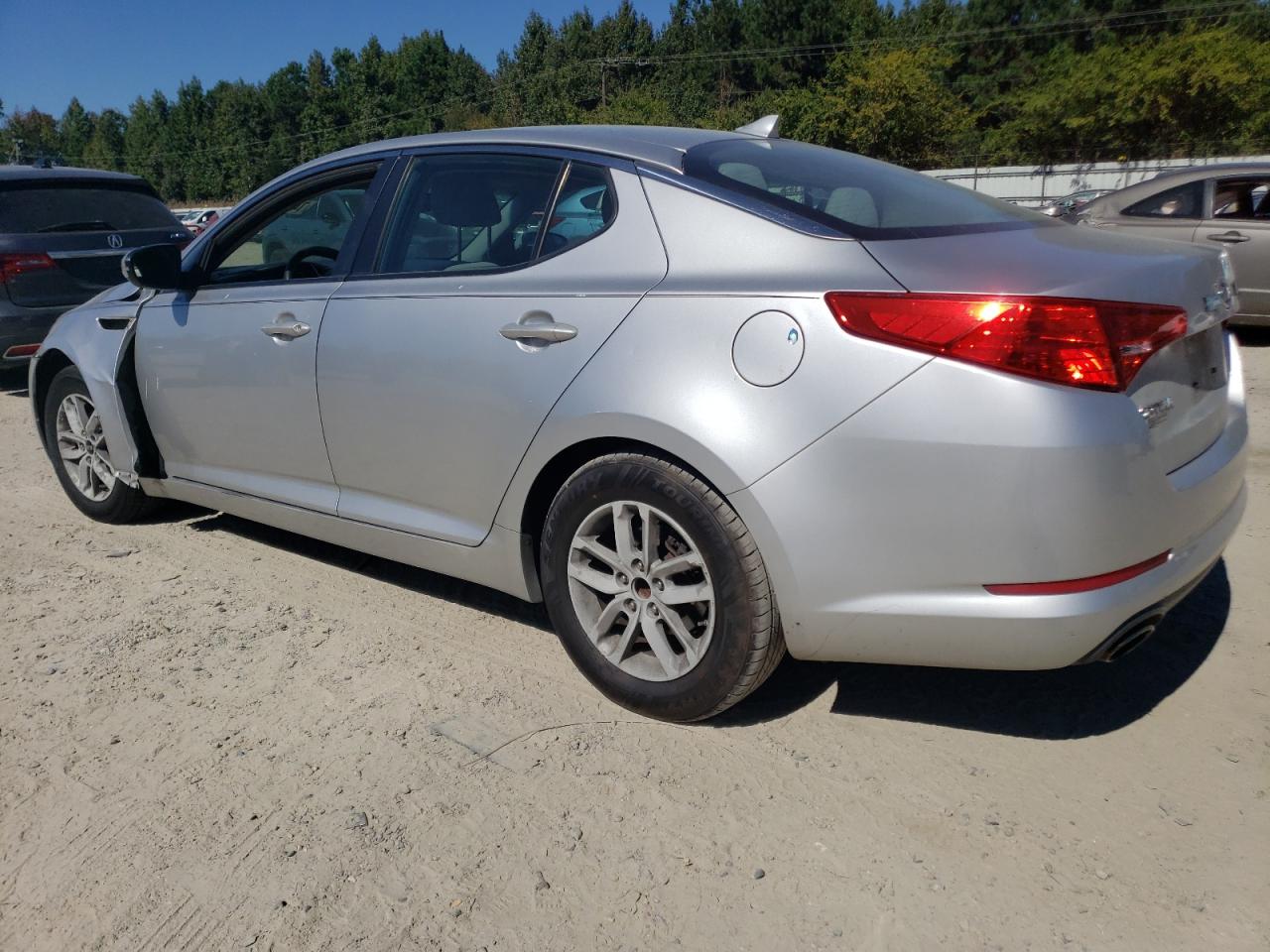 2011 KIA Optima VIN KNAGM4A79B5053840 Copart auction photo, front end / minor dent/scratches damage thumbnail 2