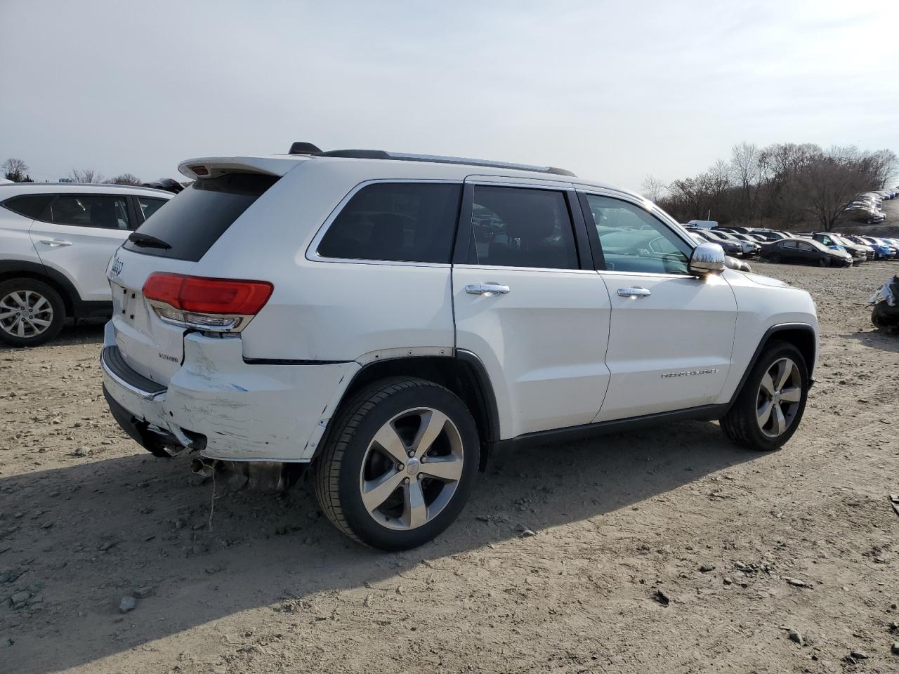 2014 Jeep Grand Cherokee VIN 1C4RJFBG4EC293599 Copart auction photo, rear end / minor dent/scratches damage thumbnail 3