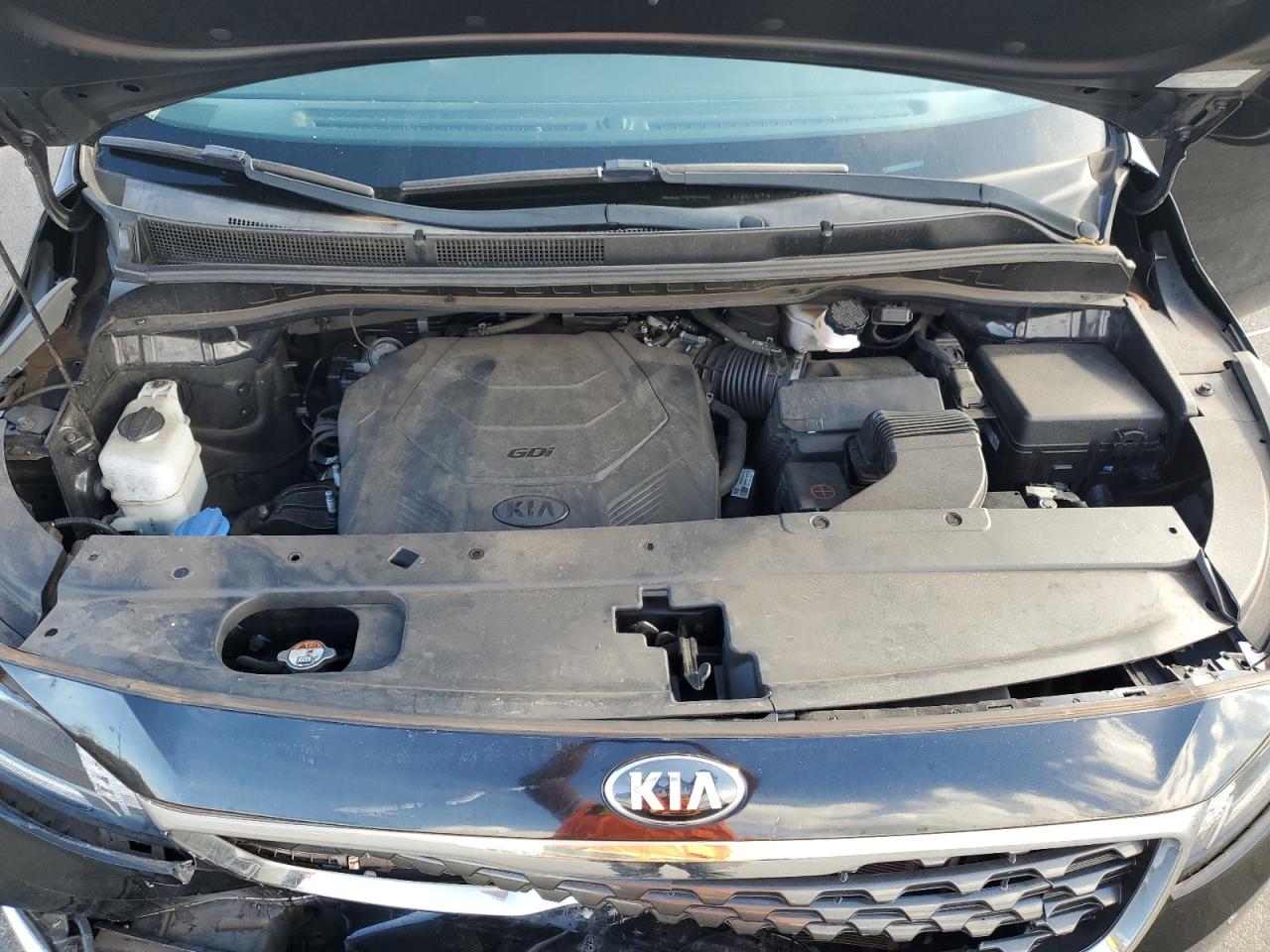 2020 KIA Sedona VIN KNDMB5C15L6577637 Copart auction photo, front end damage thumbnail 12