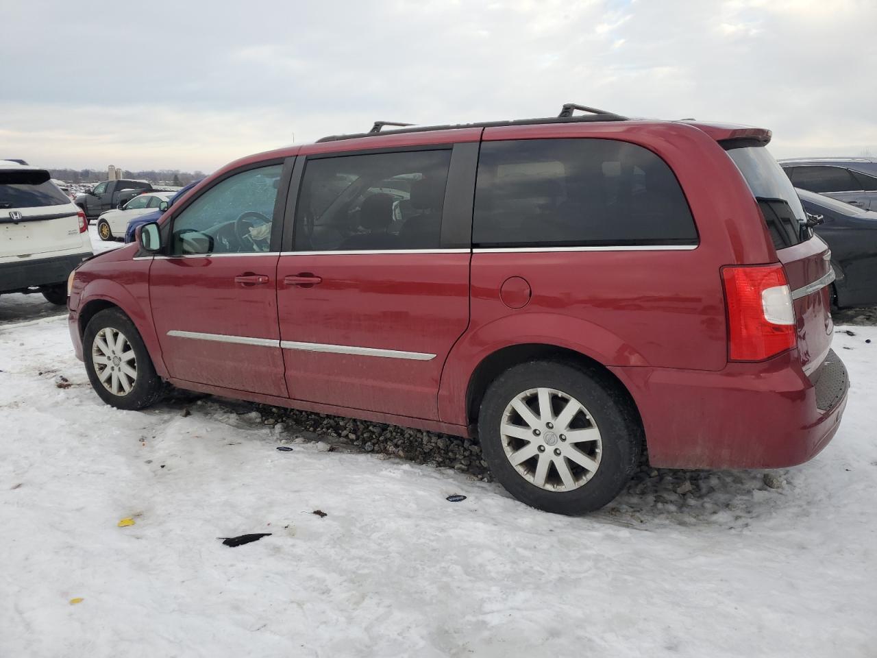 2014 Chrysler Town & Country VIN 2C4RC1BGXER449097 Copart auction photo, front end damage thumbnail 2
