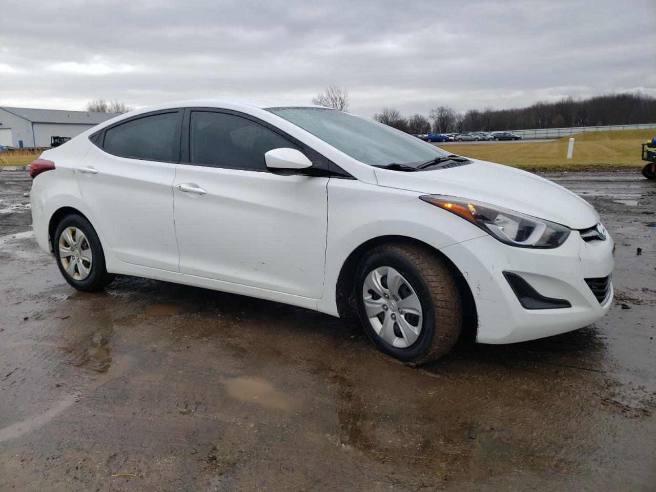 2016 Hyundai Elantra VIN 5NPDH4AE7GH751153 Copart auction photo, front end / side damage thumbnail 4