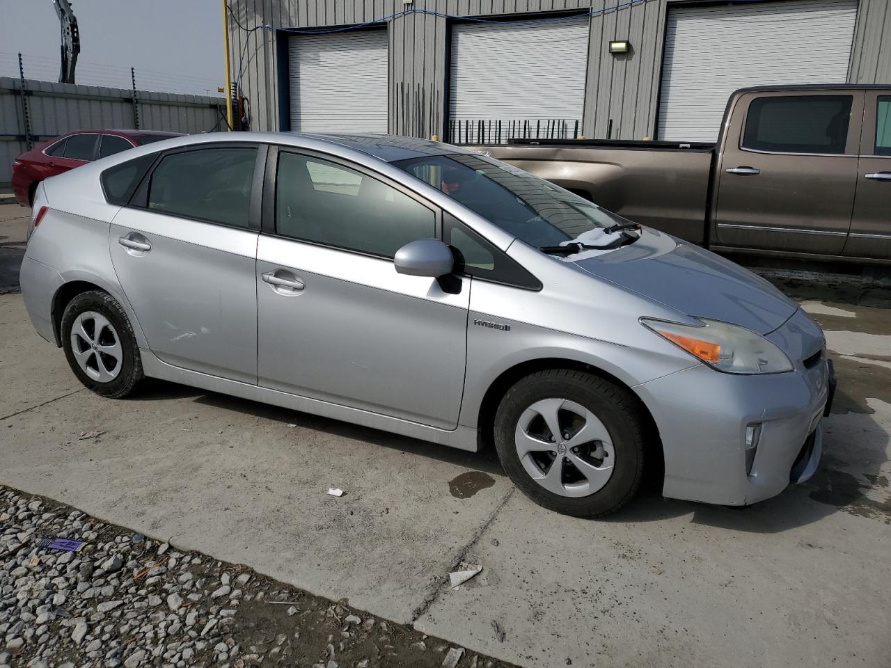 2013 Toyota Prius VIN JTDKN3DUXD1636742 Copart auction photo, side damage thumbnail 4