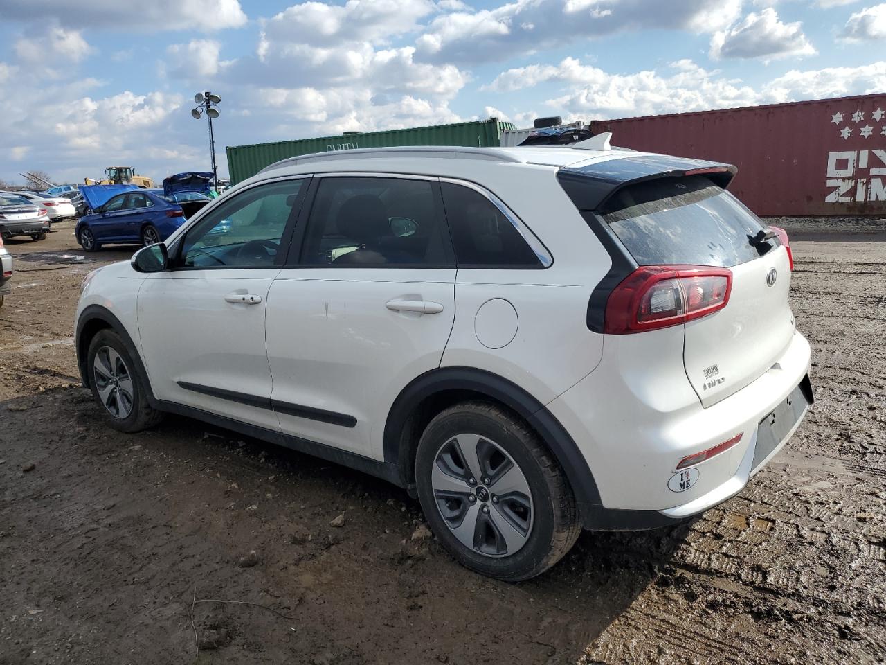 2017 KIA Niro VIN KNDCB3LC8H5081732 Copart auction photo, front end / side damage thumbnail 2