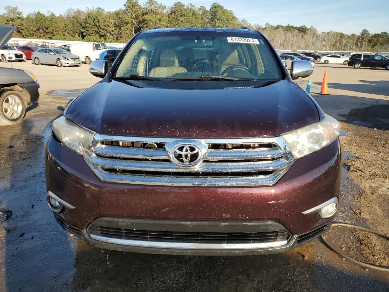2011 Toyota Highlander VIN 5TDYK3EH4BS042040 Copart auction photo, rear end / front end damage thumbnail 5