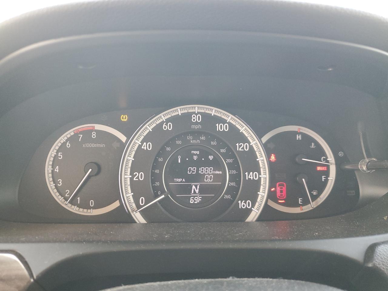 2016 Honda Accord VIN 1HGCR2F80GA022565 Copart auction photo, front end / side damage thumbnail 9