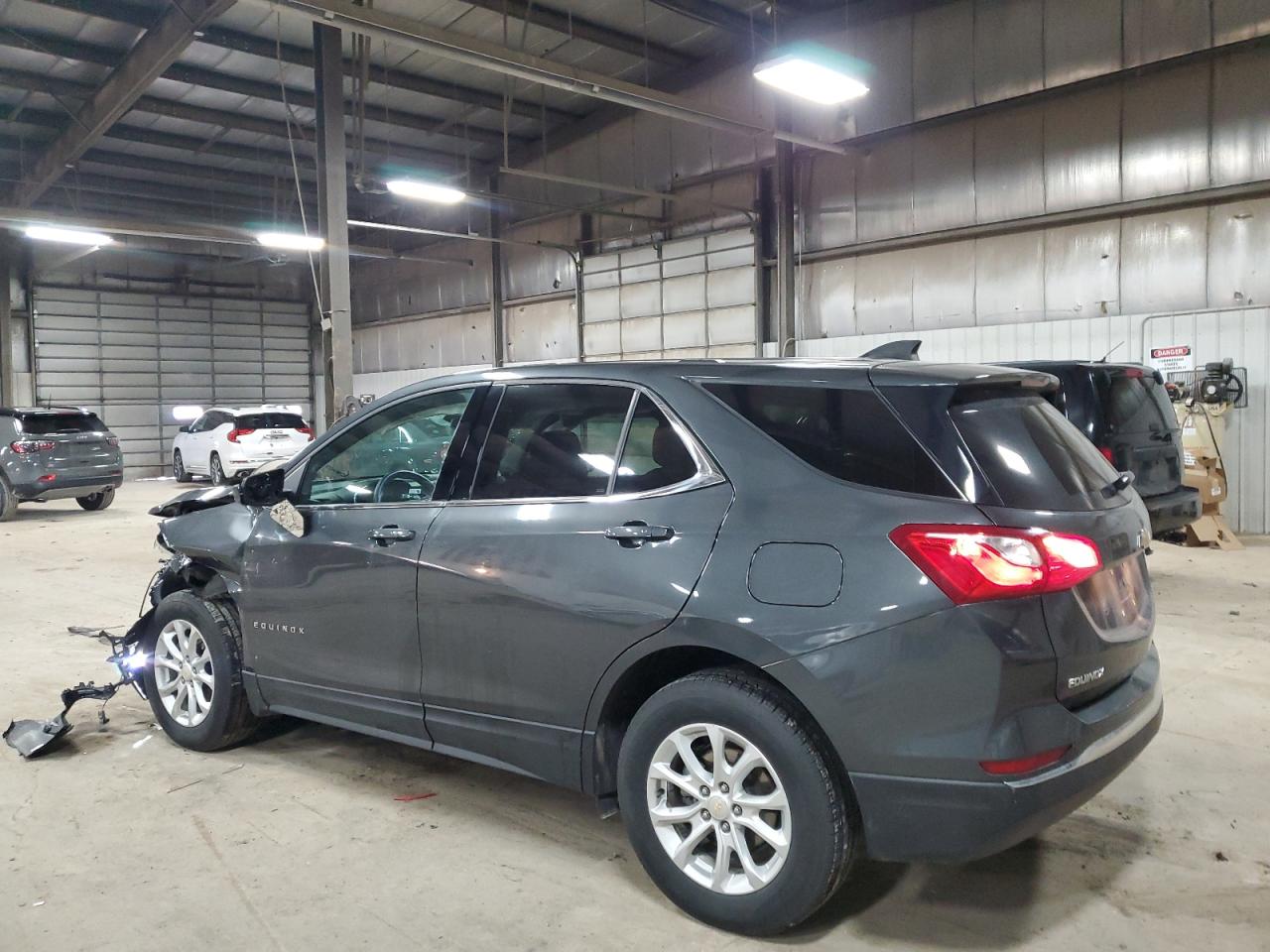 2018 Chevrolet Equinox VIN 2GNAXJEV0J6331896 Copart auction photo, front end / top/roof damage thumbnail 2