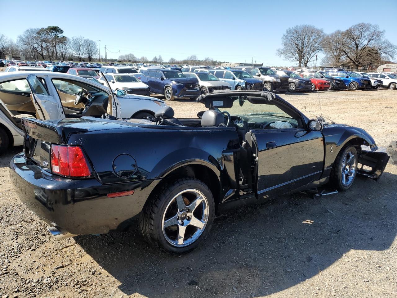 2004 Ford Mustang VIN 1FAFP49YX4F181882 Copart auction photo, front end damage thumbnail 3