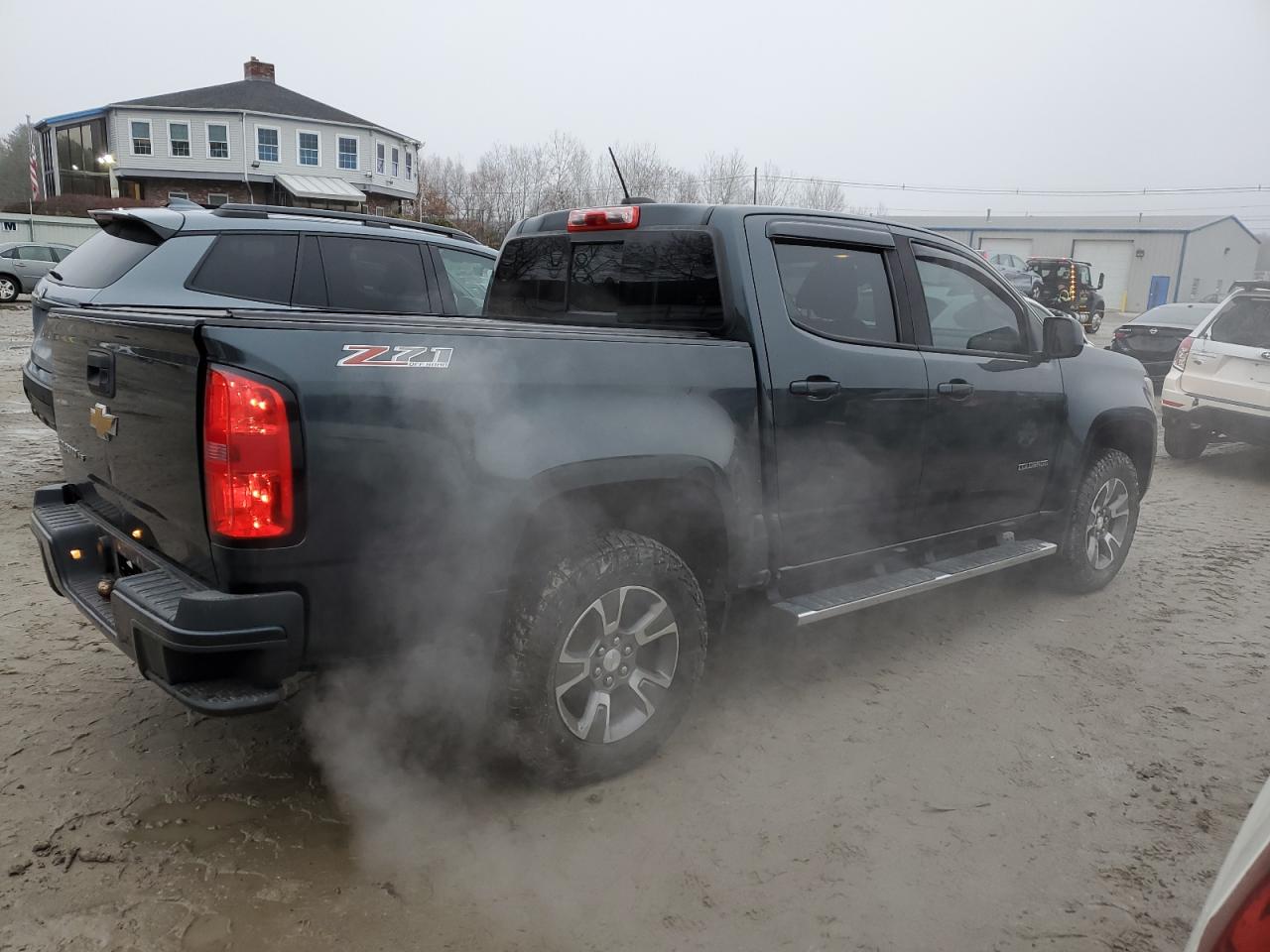 2017 Chevrolet Colorado VIN 1GCGTDEN6H1229922 Copart auction photo, side damage thumbnail 3