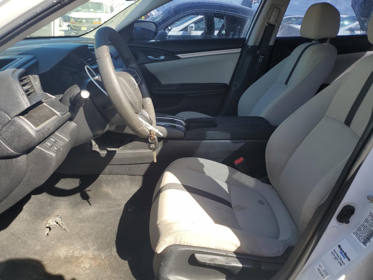 2019 Honda Civic VIN 19XFC2F65KE025432 Copart auction photo, water/flood damage thumbnail 7