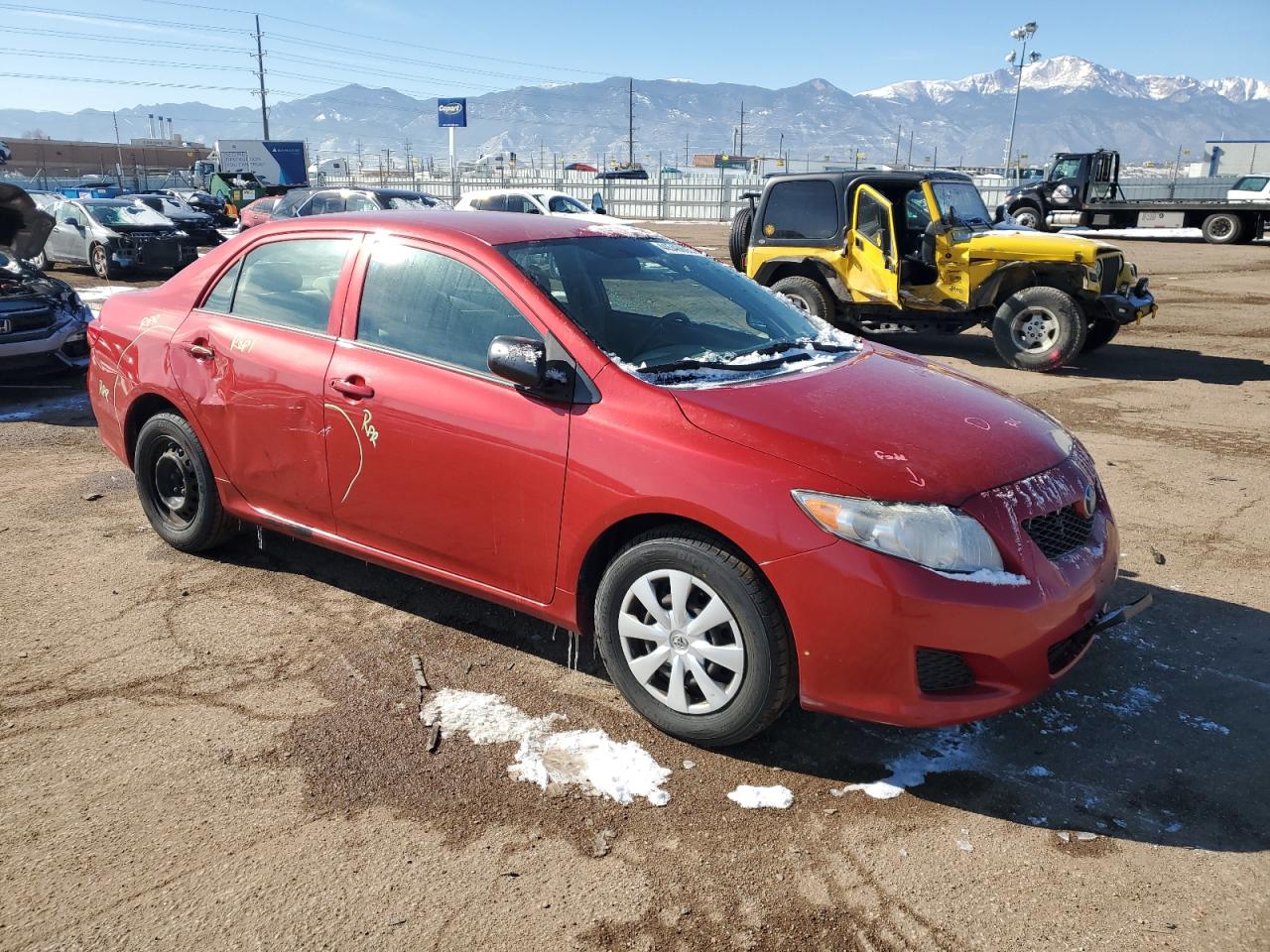 2009 Toyota Corolla VIN 1NXBU40E09Z098142 Copart auction photo, side damage thumbnail 4