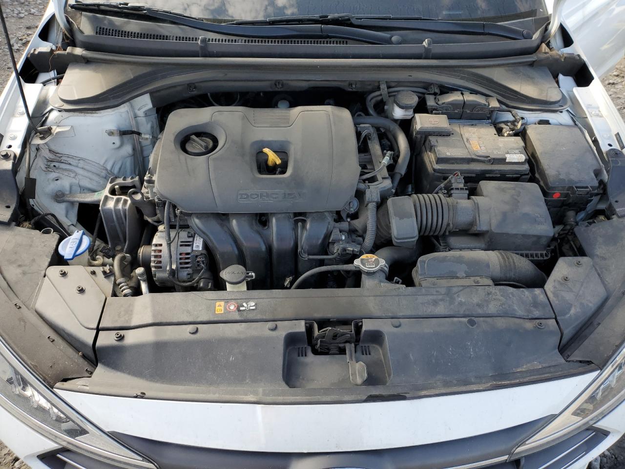 2020 Hyundai Elantra VIN 5NPD84LF7LH630512 Copart auction photo, rear end / side damage thumbnail 11