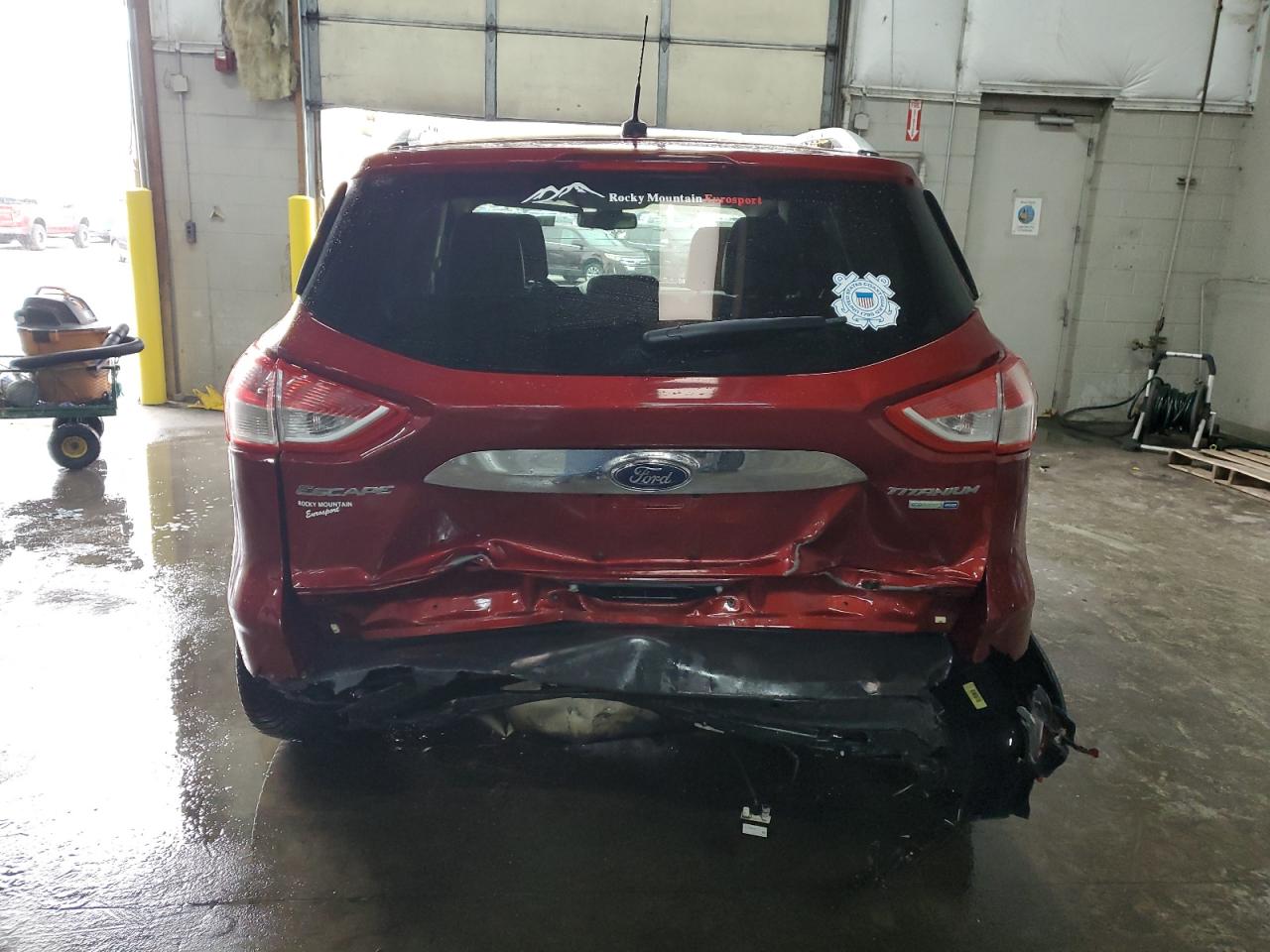 2015 Ford Escape VIN 1FMCU9J96FUB81055 Copart auction photo, rear end damage thumbnail 6