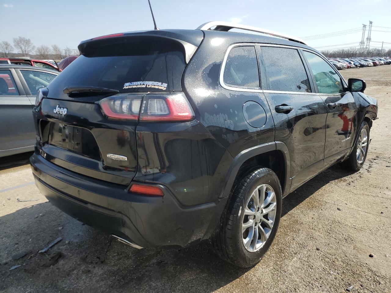 2021 Jeep Grand Cherokee VIN 1C4PJLMX0MD173844 Copart auction photo, front end damage thumbnail 3