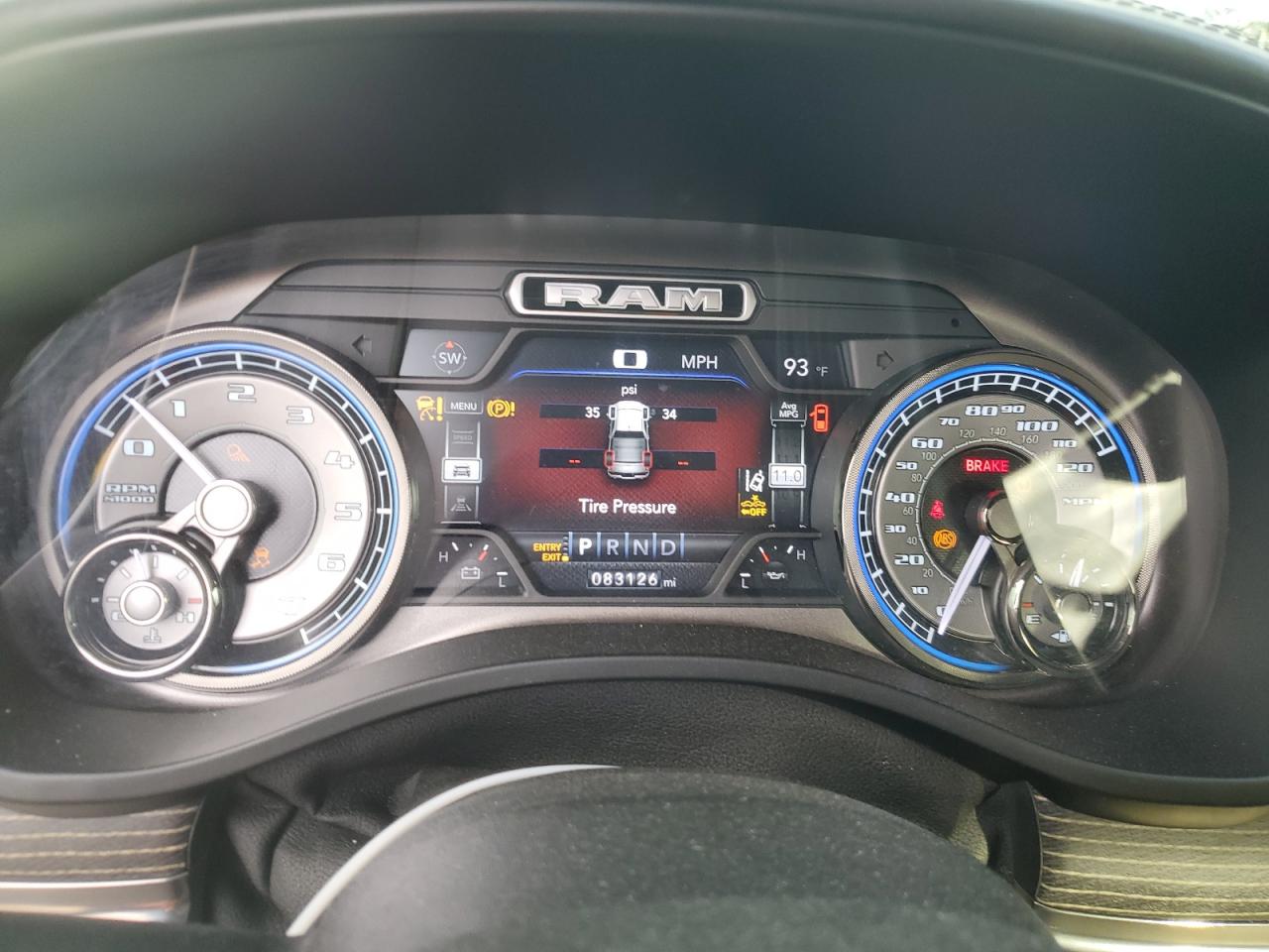 2020 RAM 1500 VIN 1C6SRFHT6LN219513 Copart auction photo, rear end damage thumbnail 9