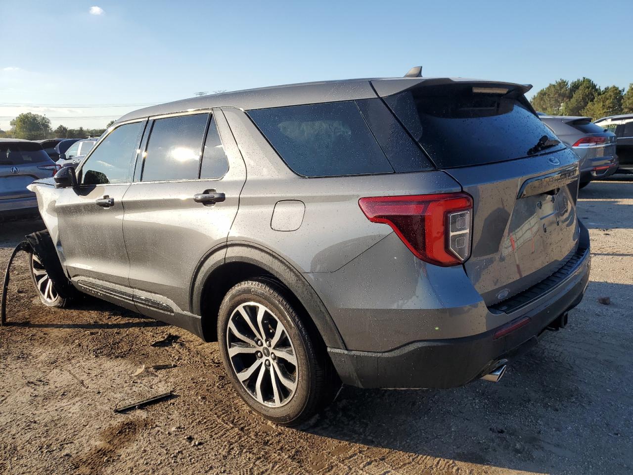 2022 Ford Explorer VIN 1FMSK8KH4NGB67458 Copart auction photo, front end damage thumbnail 2