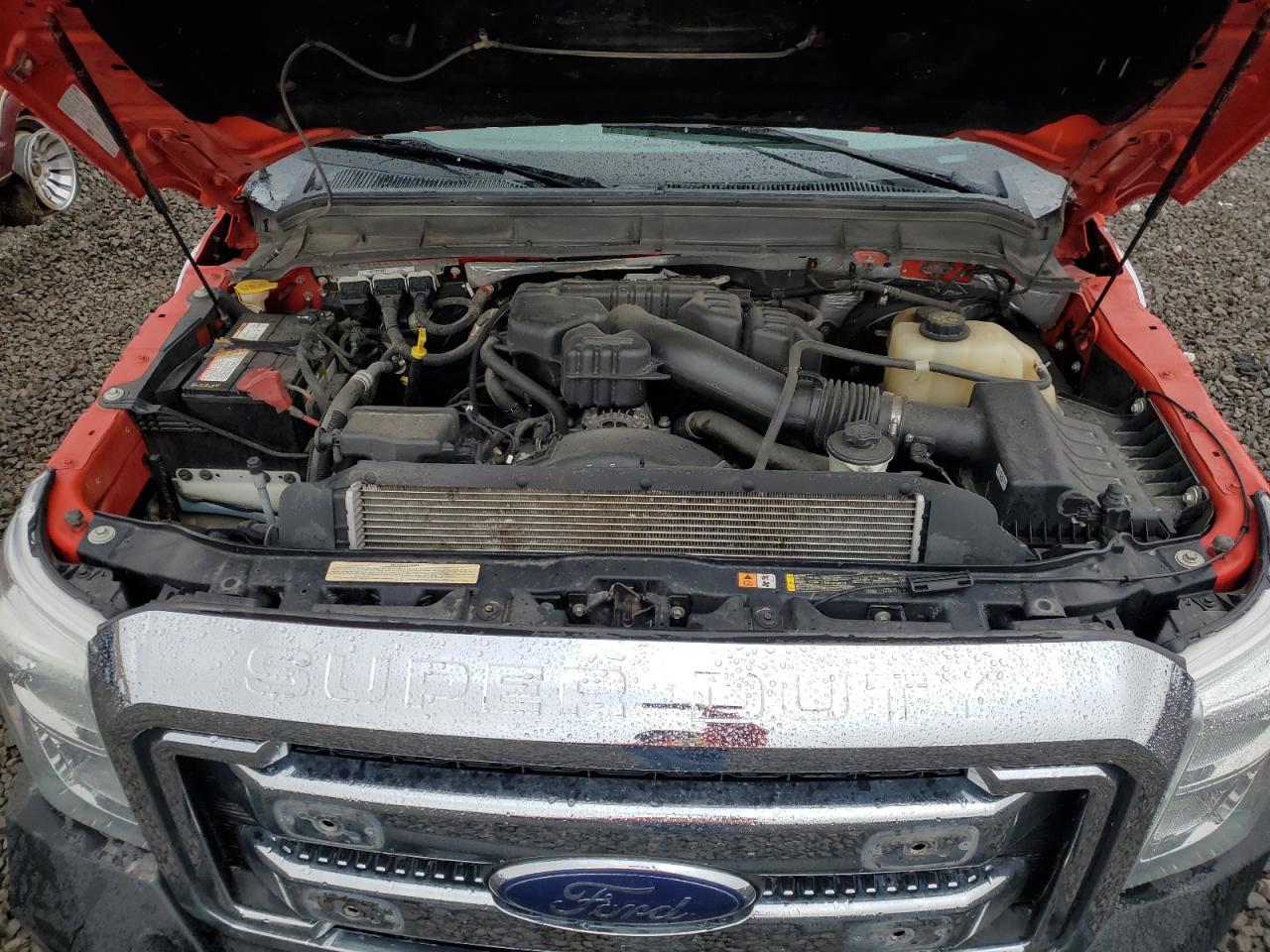 2016 Ford F250 VIN 1FT7X2B67GEB87015 Copart auction photo, front end / undercarriage damage thumbnail 11