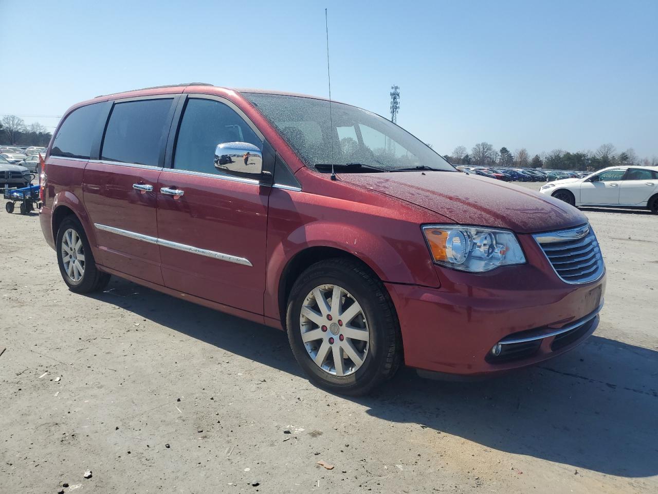 2012 Chrysler Town & Country VIN 2C4RC1CG5CR287522 Copart auction photo, side damage thumbnail 4