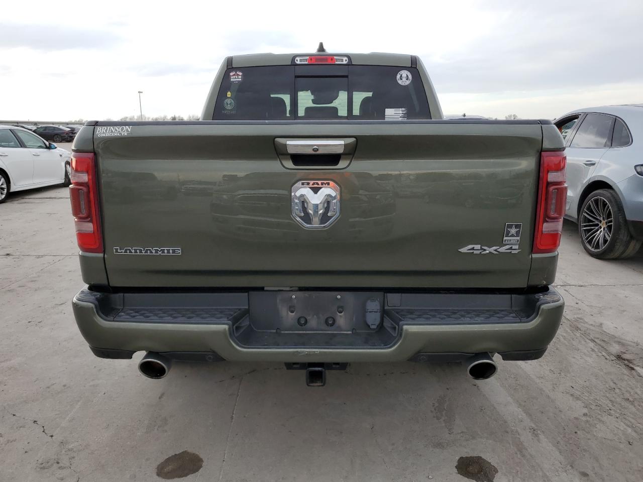 2021 RAM 1500 VIN 1C6SRFJT8MN641858 Copart auction photo, hail damage thumbnail 6