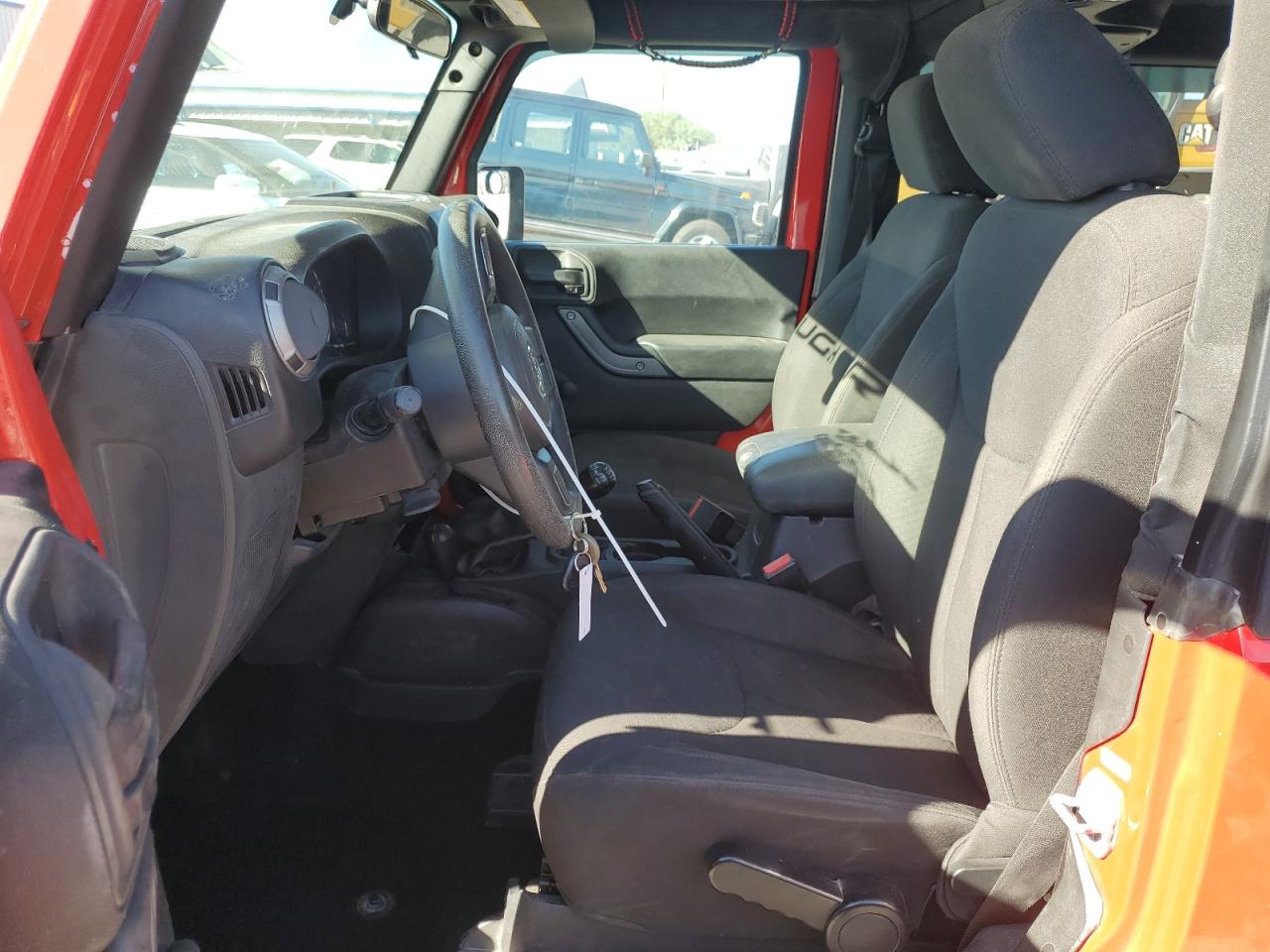 2015 Jeep Wrangler VIN 1C4AJWAG9FL725359 Copart auction photo, front end damage thumbnail 7