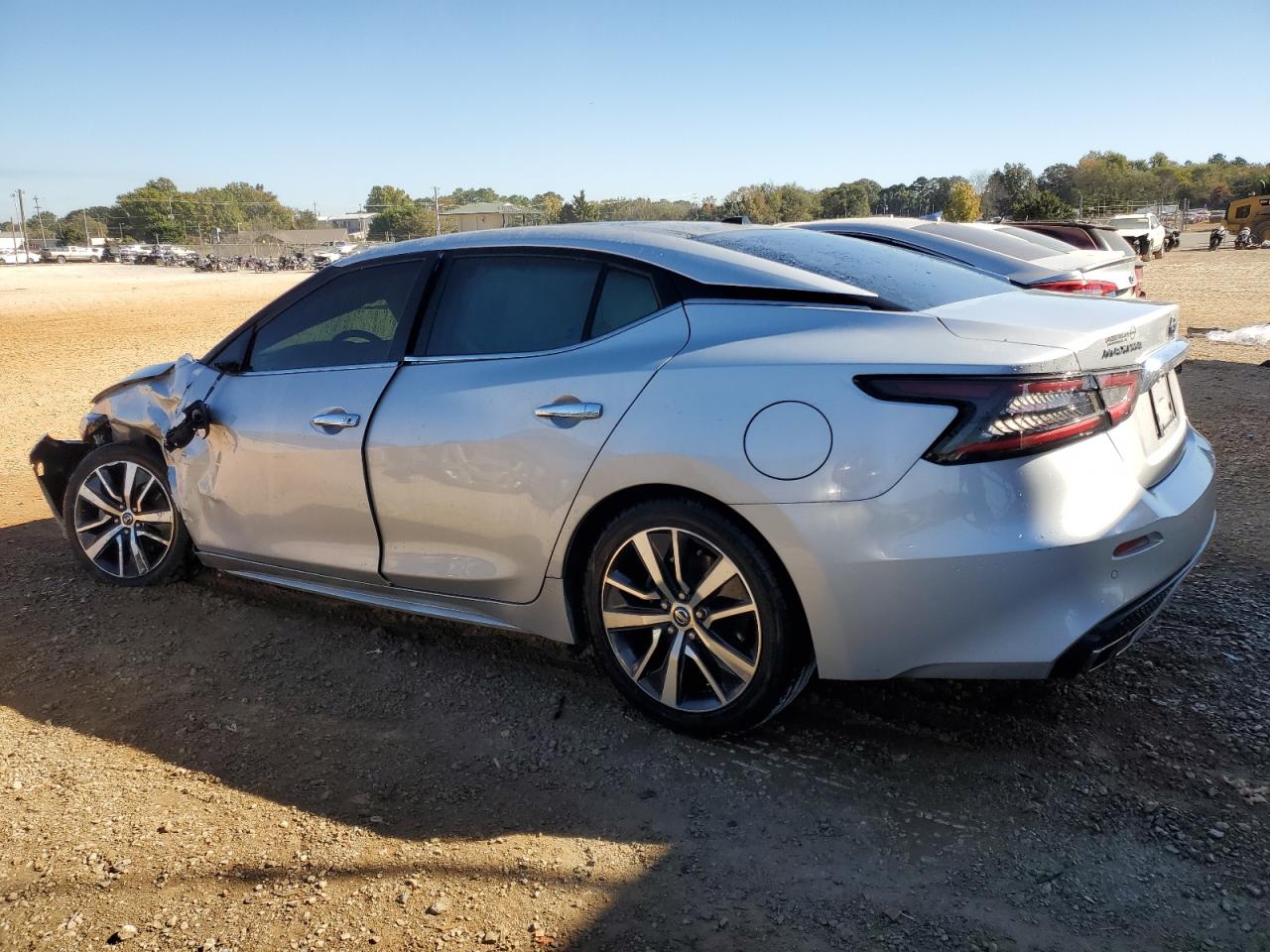 2020 Nissan Maxima VIN 1N4AA6DV3LC369552 Copart auction photo, front end / side damage thumbnail 2
