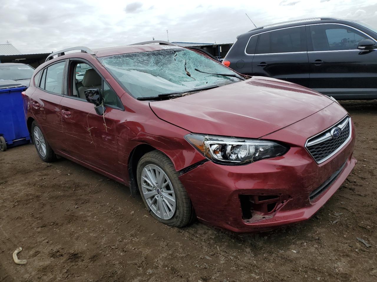 2018 Subaru Impreza VIN 4S3GTAB65J3700822 Copart auction photo, side damage thumbnail 4