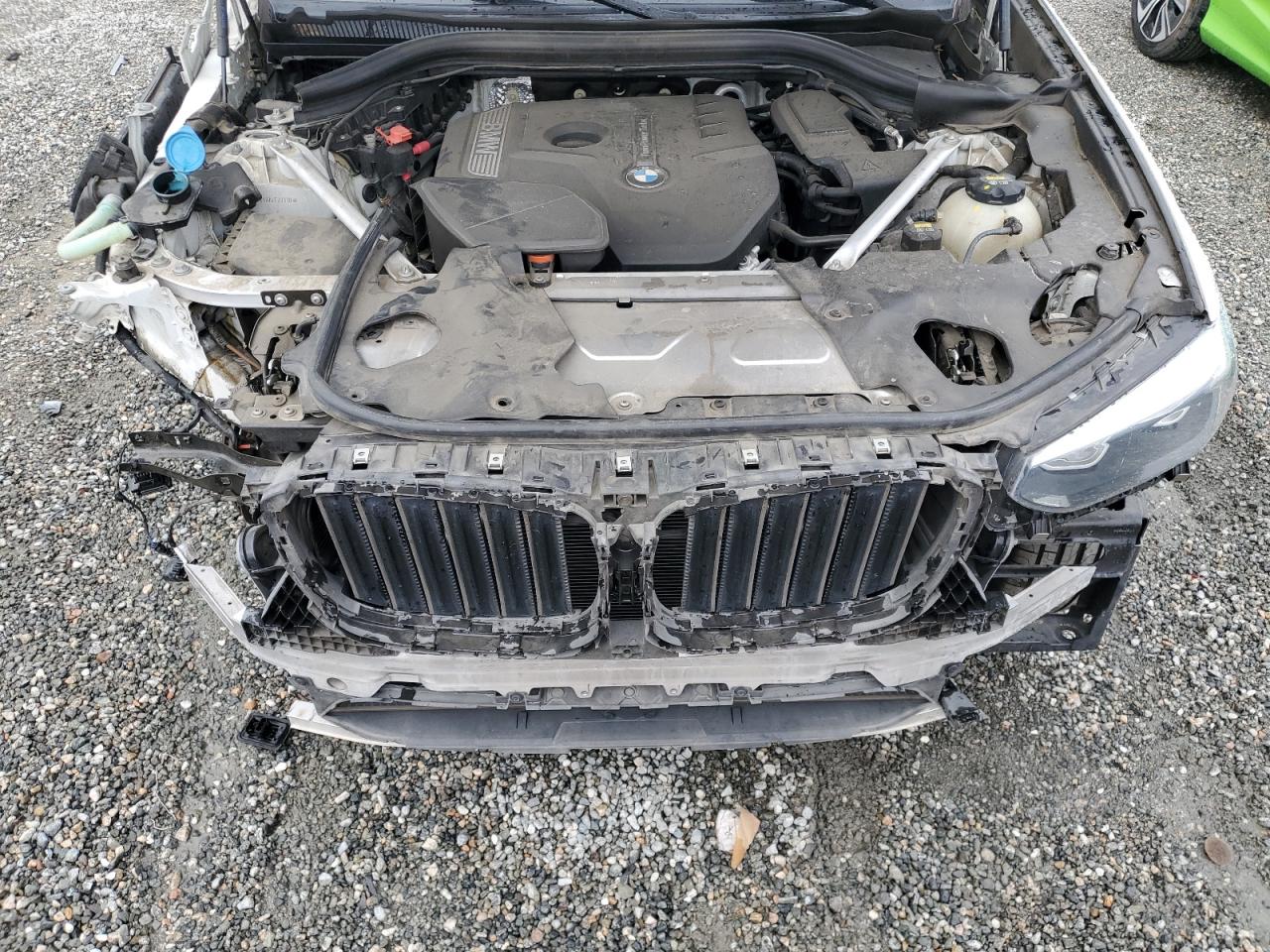 2019 BMW X3 VIN 5UXTR7C5XKLF28330 Copart auction photo, front end / side damage thumbnail 12