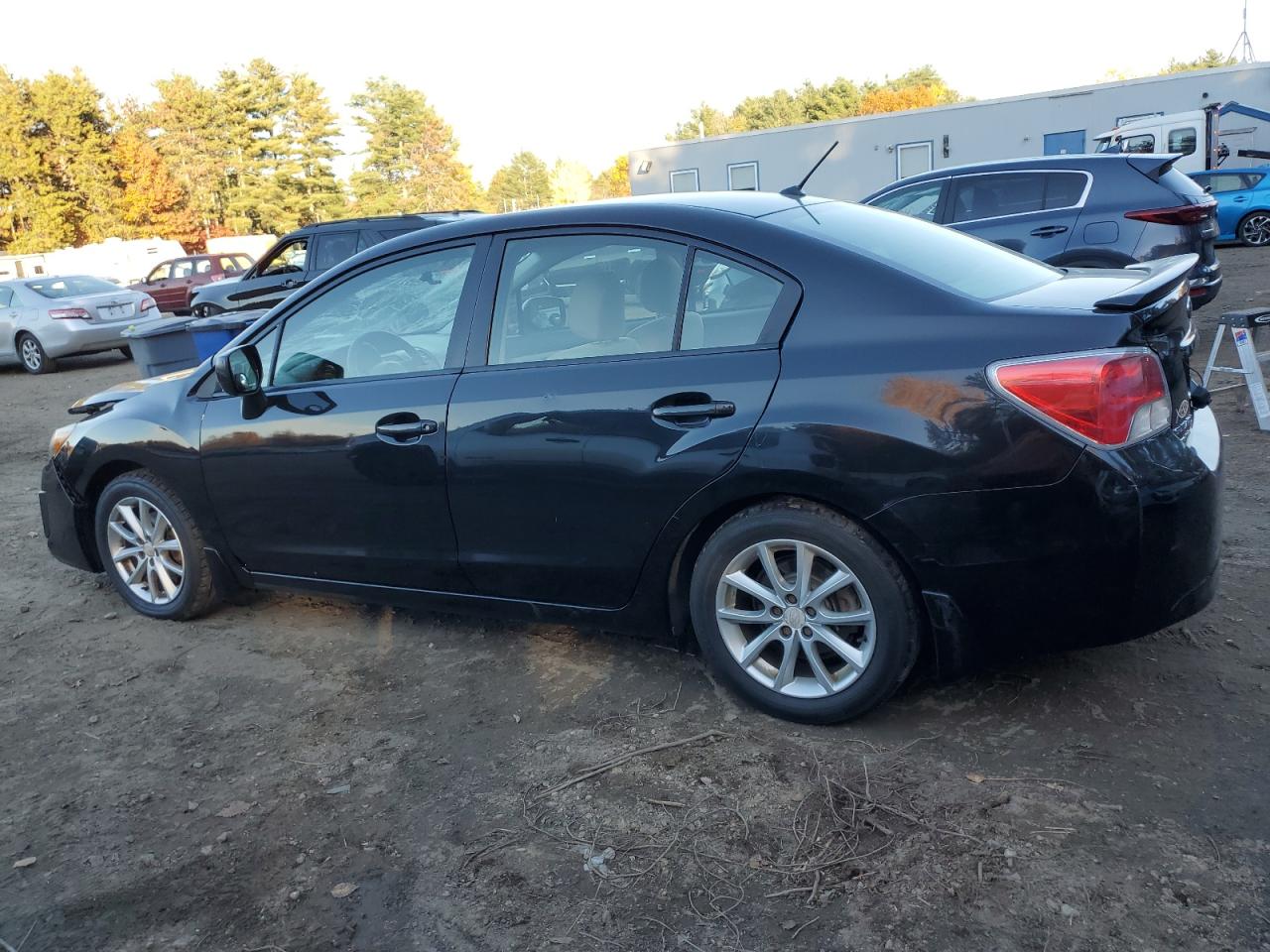 2013 Subaru Impreza VIN JF1GJAA63DH031258 Copart auction photo, front end / minor dent/scratches damage thumbnail 2