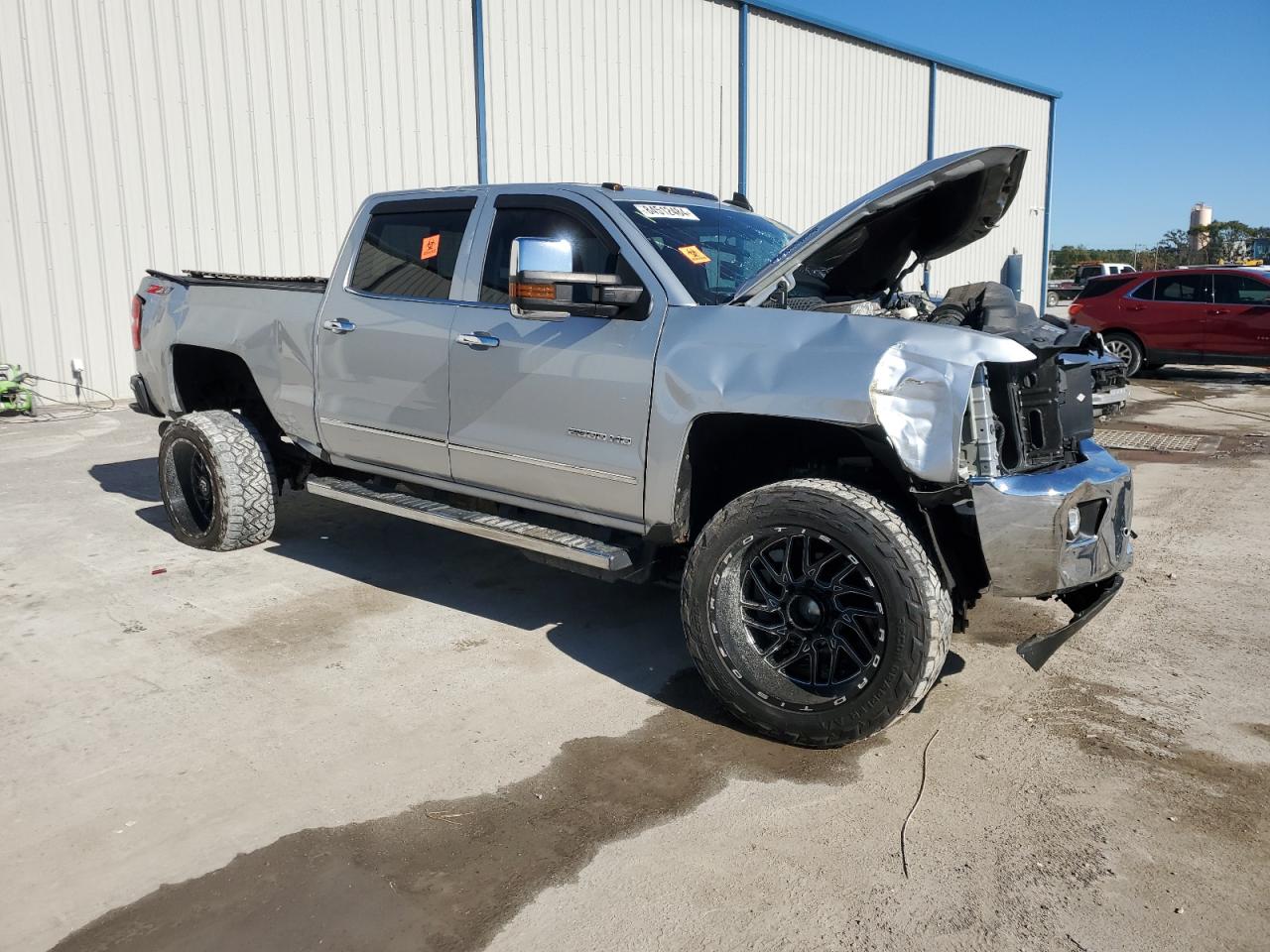 2018 Chevrolet Silverado VIN 1GC1KWEY5JF288421 Copart auction photo, all over damage thumbnail 4