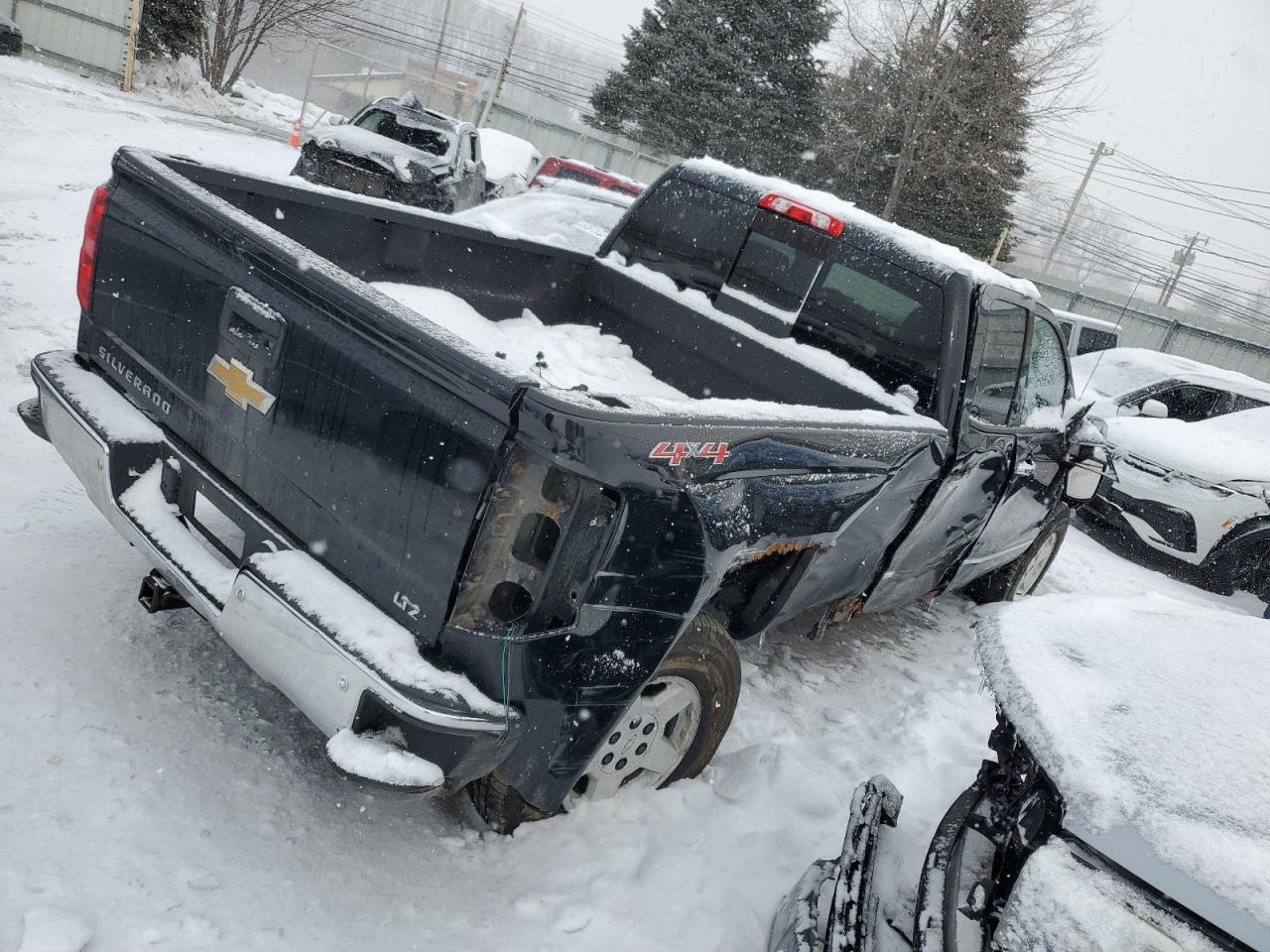 2014 Chevrolet Silverado VIN 1GCVKSEC5EZ281312 Copart auction photo, front end / all over damage thumbnail 3