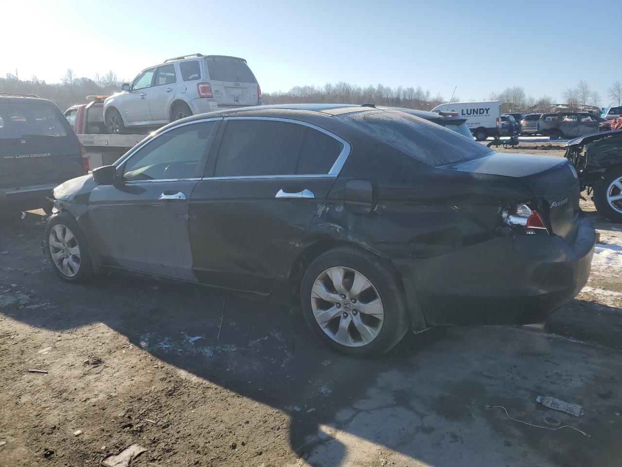 2010 Honda Accord VIN 1HGCP3F8XAA025024 Copart auction photo, front end / side damage thumbnail 2