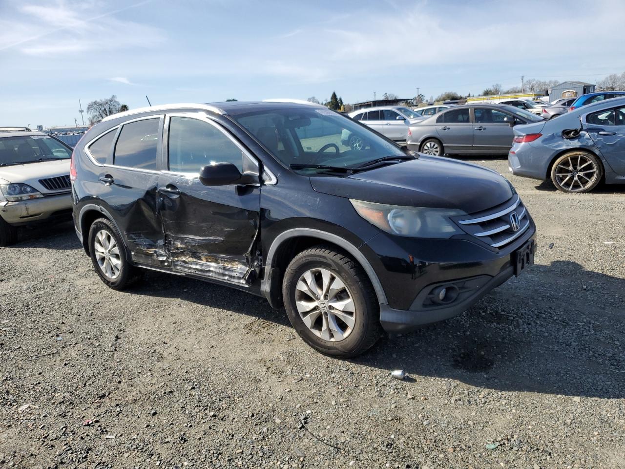 2013 Honda CR-V VIN 2HKRM4H72DH623262 Copart auction photo, side damage thumbnail 4