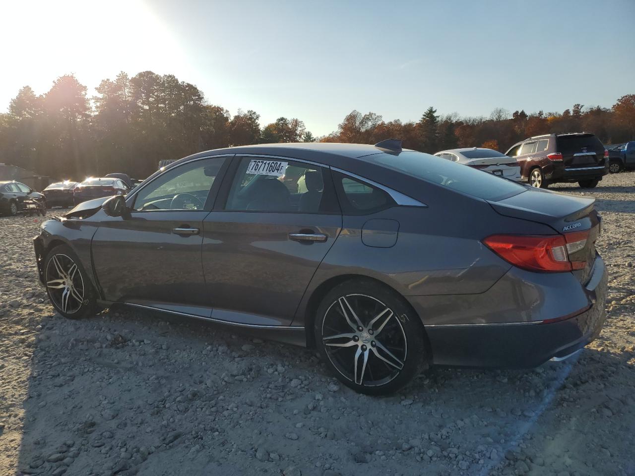 2021 Honda Accord VIN 1HGCV3F90MA000474 Copart auction photo, front end / side damage thumbnail 2