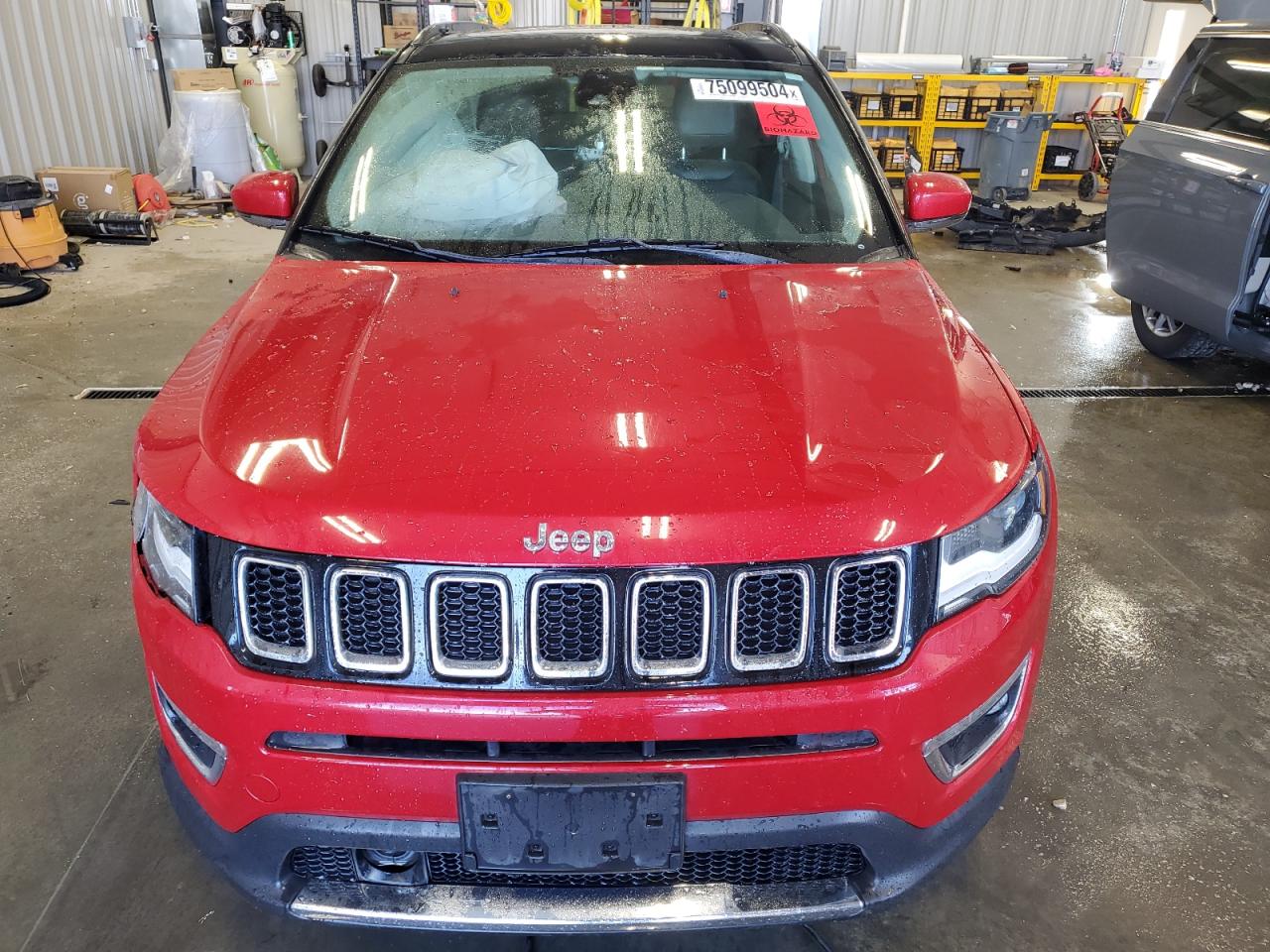 2017 Jeep Compass VIN 3C4NJDCB1HT665544 Copart auction photo, front end damage thumbnail 5